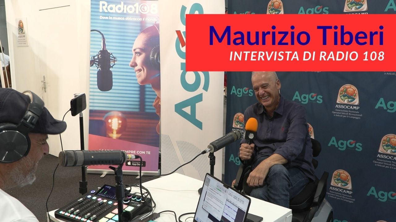 Maurizio Tiberi intervistato da Radio 108 al Salone del Camper di Parma 2026